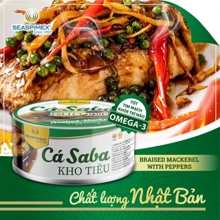 Cá Saba Nhật Kho Tiêu SEASPIMEX 185gr