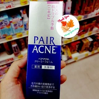 (cam kết chính hãng)Sữa rửa mặt_trị_ngừa mụn Pair Acne Nhật Bản 80g