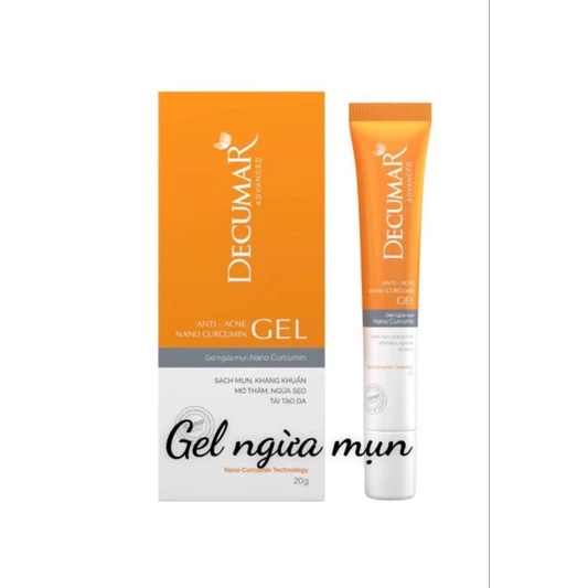 Gel Ngừa Mụn DECUMAR 20g giúp ngừa mụn giảm thâm, mờ sẹo