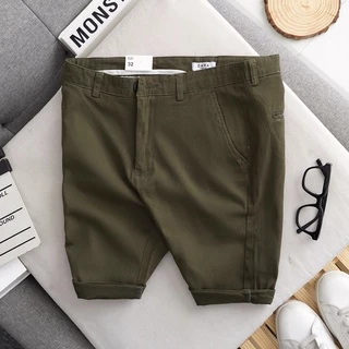 Quần short nam ZARA màu RÊU LÍNH vải kaki mềm cao cấp ZARA JOIN LIFE - Mạnh Mẽ Táo Bạo