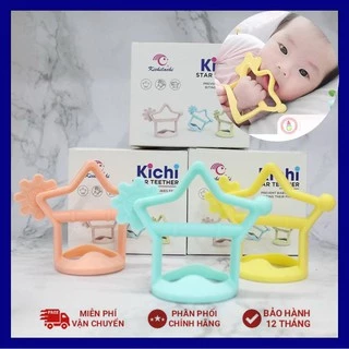 Gặm nướu Silicone Star đeo tay chống rơi, ngậm nướu cho bé từ 0 - 3 tuổi