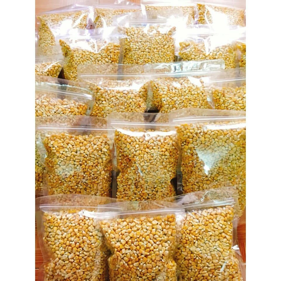 1kg BẮP MỸ SẤY KHÔ - dùng làm bắp rang bơ