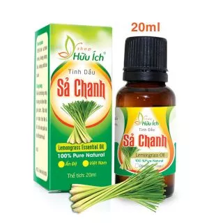 Tinh dầu sả chanh 20ml an toàn cho mẹ và bé(có xét nghiệm )