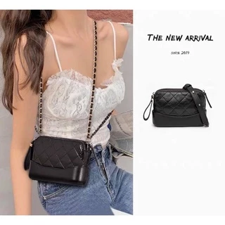 Túi đeo chéo mini Hobo Ngọc Trinh 2 Khoá Sịn Sò