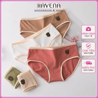 Quần Lót Nữ Cotton Dễ Thương Cute Kháng Khuẩn HAVENA QC07