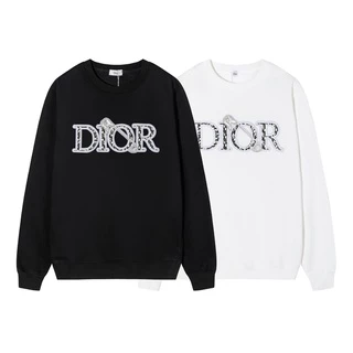 Áo sweater Chui Đầu Tay Dài Thêu logo dr Cỡ Lớn Thời Trang Cho Cặp Đôi