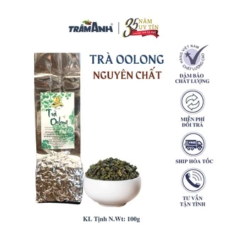 Trà Oolong Hảo Hạng TRÂM ANH - gói 100g - Thoảng hương cốm, hậu vị ngọt dịu.