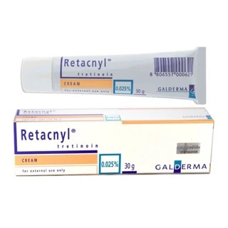 Kem ngăn ngùa và giảm mụn Retacnyl Tretinol Cream 0,025/0,05 (sp thay thế tương đương kem retin A /retinol) - Chính hãng