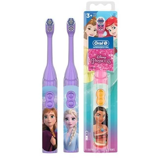 Bàn chải đánh răng chạy pin Oral B cho bé yêu Disney Princess, Pixar, Star War, Toy Story từ 3+