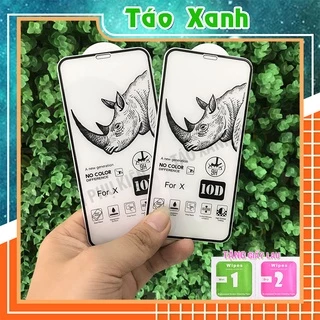 Kính Cường Lực ip Full Màn 10D Tê Giác