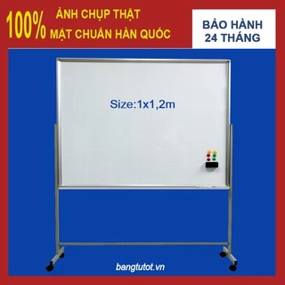 Bảng từ trắng viết bút lông có chân di động nhiều KT