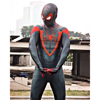 Trang phục hóa trang peter parker siêu anh hùng zentai mặc dịp halloween cho người lớn và trẻ em