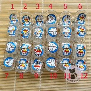 Kẹp Tóc Càng Cua 3 Răng In Hình Doraemon