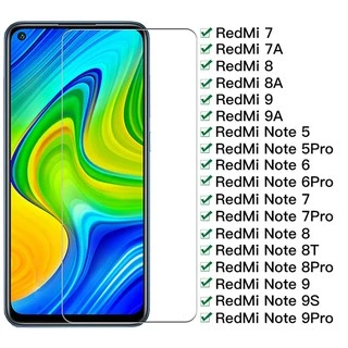 Miếng dán cường lực bảo vệ màn hình điện thoại cho Xiaomi Mi Redmi Note 5 6 7 8 9 10 7A 8A 8T 9S 9A 9i 9T 10S K20 K30 K40 K30S A2 Prime Pro Lite Plus Max Ultra 4G 5G