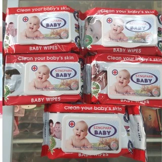 KHĂN GIẤY ƯỚT BABY BỊCH 80 TỜ - AN TOÀN CHO BÉ - MUA NHIỀU TẶNG QUÀ CHẤT