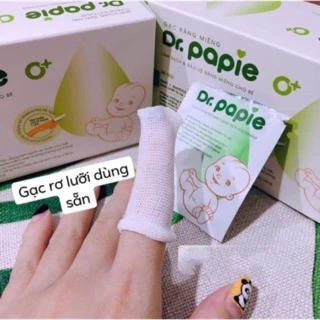 Gạc Rơ Lưỡi Dr.Papie - chăm sóc răng miệng cho bé