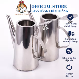 Bình đựng nước trà, cafe, 2L inox tốt vòi rót dài có tay cầm tiện lợi, ấm đựng trà pha cà phê - Dụng Cụ Pha Chế Đà Nẵng