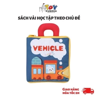 Đồ Chơi Sách Vải Học Tập TOYKINGDOM Tương Tác Cùng Bé Theo Chủ Đề - Cao Cấp Nhất 2024