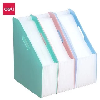 Cặp đựng tài liệu A4 bằng nhựa DELI - EB41102 ( giao màu ngẫu nhiên )