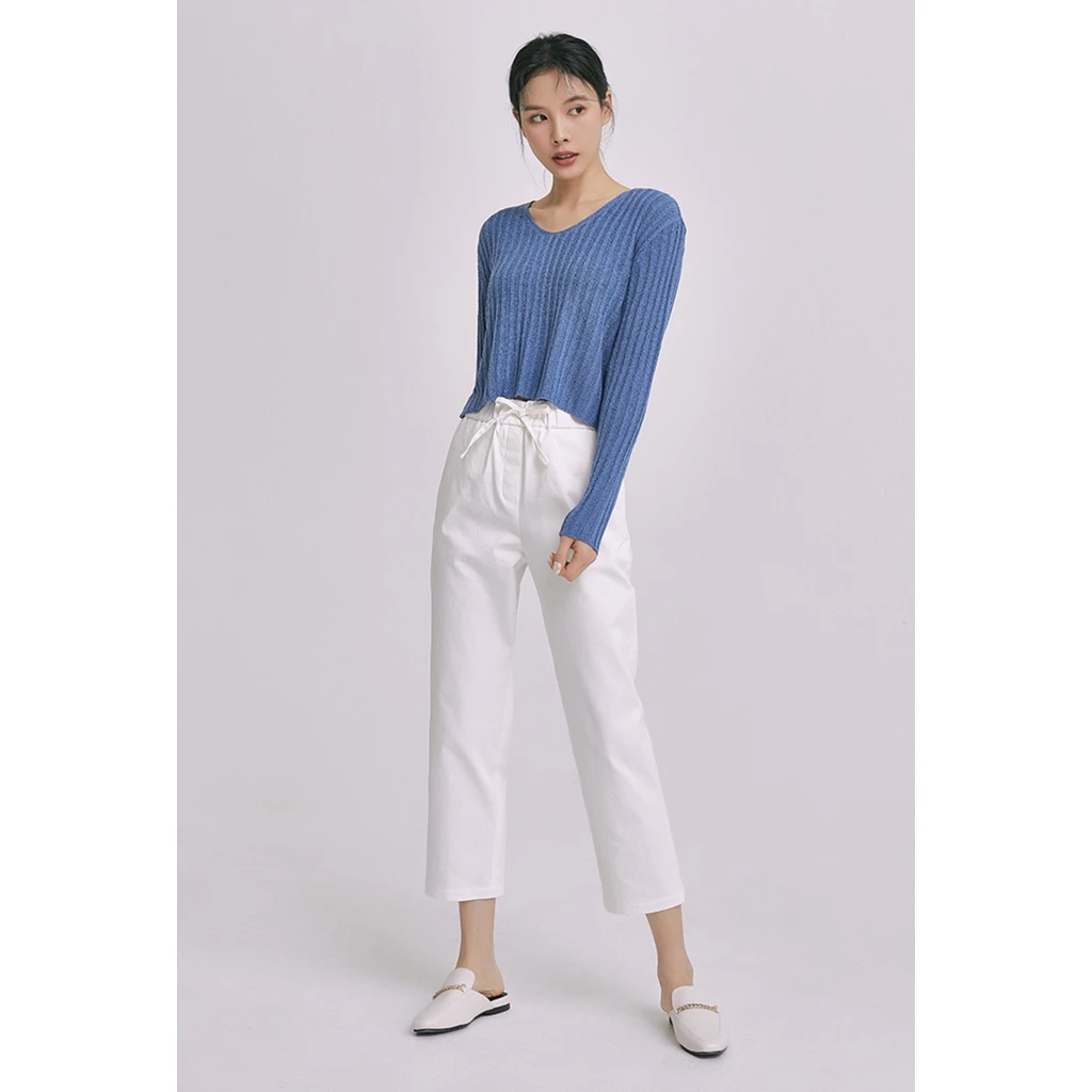 Quần Mixxo ống đứng dáng cropped