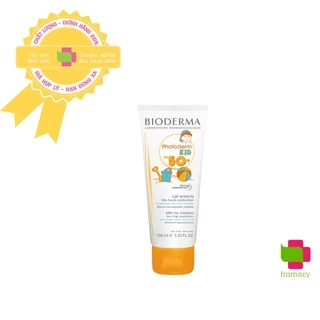 Kem chống nắng Bioderma Photoderm Kid SPF 50+, Pháp (100ml) dạng sữa lỏng cho trẻ em