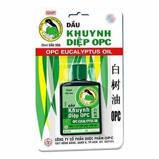 [Chính hãng] DẦU KHUYNH DIỆP OPC 25ML dùng cho cả em bé và người lớn - Date mới