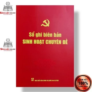 Sách - Sổ ghi biên bản Sinh hoạt chuyên đề