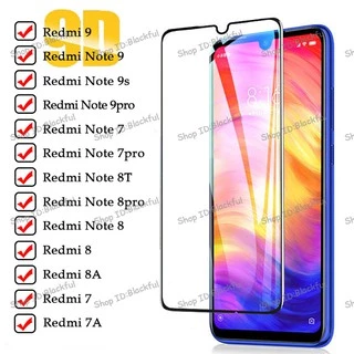 2Pcs Kính cường lực bảo vệ màn hình độ cứng 9H cho Full Cover Tempered Glass For Xiaomi 9t 11 lite poco  Redmi 9 Pro Note 9s Redmi Screen Protector For Redmi Note 6 Pro Note 7 Pro Redmi Note 8 Pro Note 9 Pro Glass Film