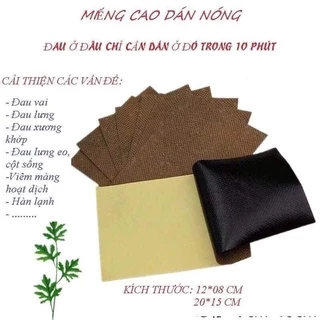 [HOT] Miếng Dán Gừng Giảm Đau Cải Thiện Giấc Ngủ (25-50 Miếng) Nóng Nhẹ Ấm