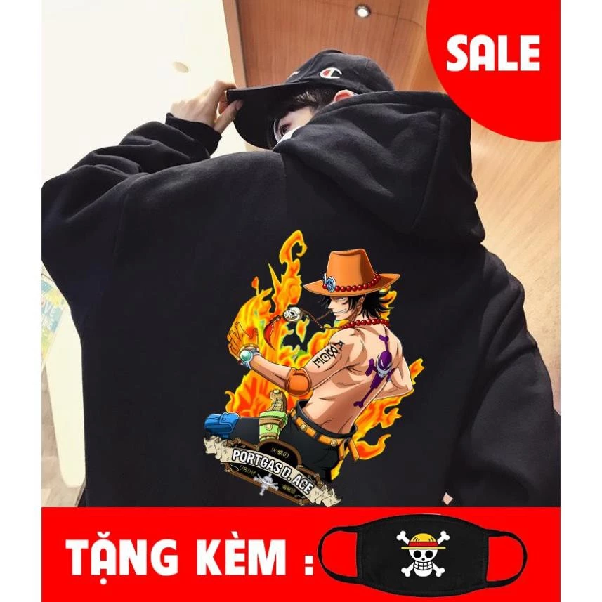 HOT- 🔥SALE SỐC🔥 Áo khoác One Piece in hình Ace ĐỘC đẹp nhất  rẻ chất lượng