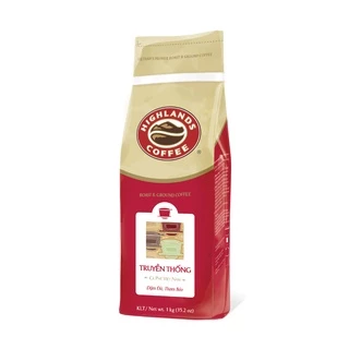 Cà phê bột Truyền thống Highland Coffee Túi 1kg