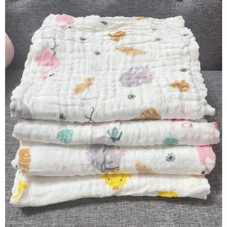 Khăn tắm sô nhăn 6 lớp 100% cotton , siêu mềm (30x72)