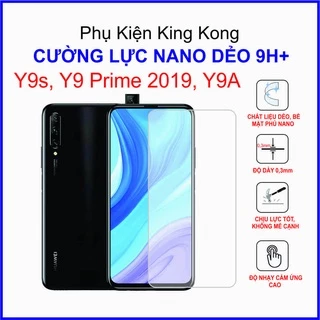 Dán cường lực Huawei Y9s, Y9 Prime 2019, Y9A ,  cường lực nano dẻo 9H+