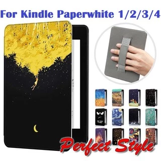 Bao da Kindle Paperwhite 1/2/3/4 có đai xỏ ngón - Kindle Paperwhite Gen 4 (10th)