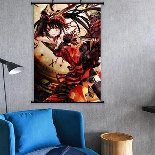 Tranh treo poster hoạt hình anime Nhật Bản Date A Live Kurumi