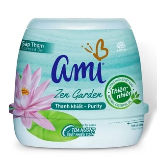 Sáp Thơm Ami Zen Garden 200gram hương hoa Sen thiên nhiên giá siêu mềm sáp thơm phòng/ không gian ô tô khử mùi hiệu quả