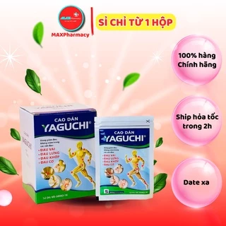 COMBO 10 GÓI Cao Dán Yaguchi Tatra Giảm Đau, Giảm sưng  7.5 X 10cm Gói 5 Miếng - Maxpharmacy