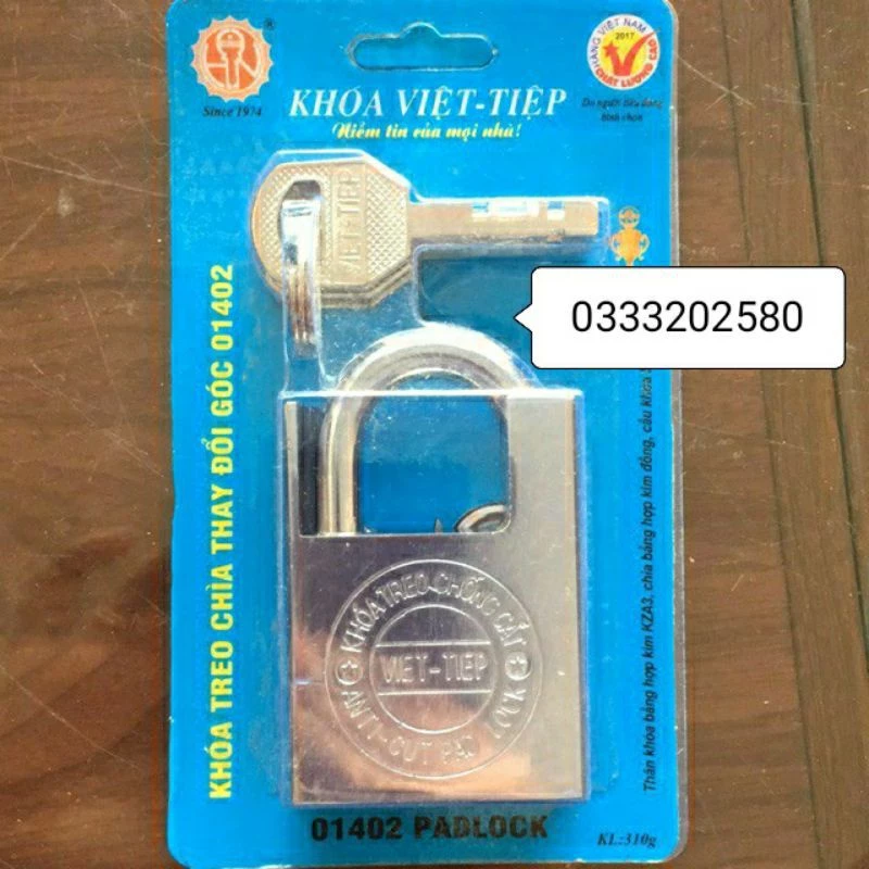 Khoá 01402 chống cắt Việt Tiệp