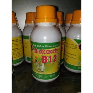 Vitamin b12 dung dịch giải độc cho cây khi tưới phân thuốc quá liều vàng lá hư rễ