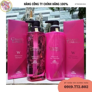 [JAPAN NEW 2022] DẦU GỘI XÃ MILBON GRAND LINKAGE WILLOWLUXE HAIR (W) DÀNH CHO TÓC SỢI TRUNG BÌNH 500ML*2