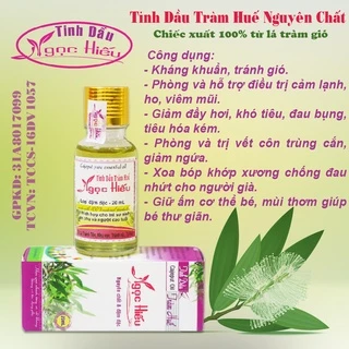 Tinh dầu Tràm nguyên chất 100% (20ml) - Tinh dầu Ngọc Hiếu