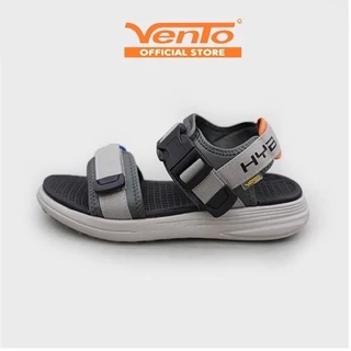 Giày Sandal Nam Nữ Vento Chính Hãng NB38 Màu Tro Cam