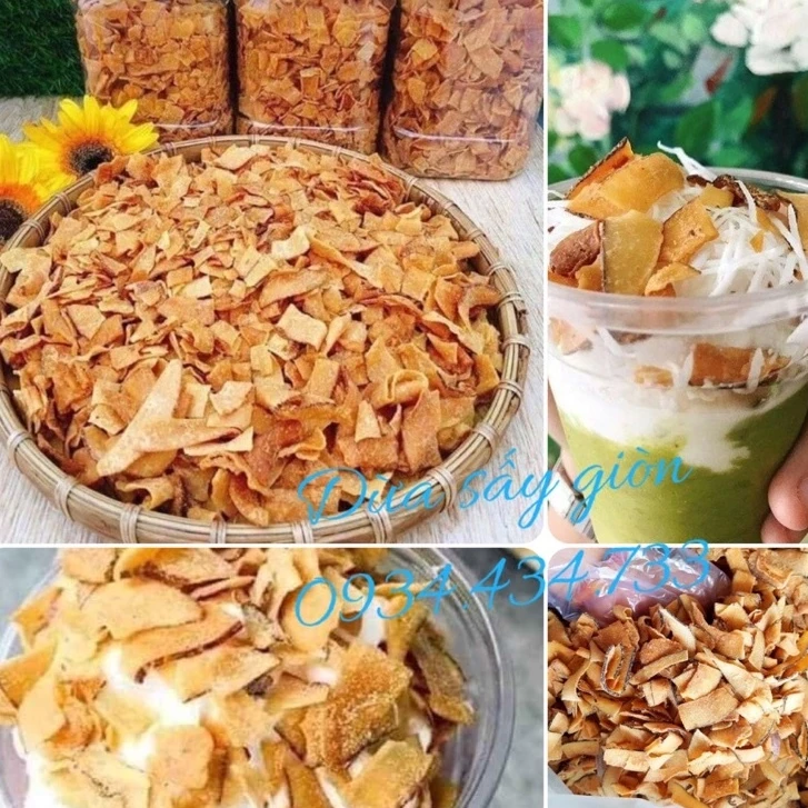 [Dừa khô] 500gr Dừa khô sấy giòn siêu ngon