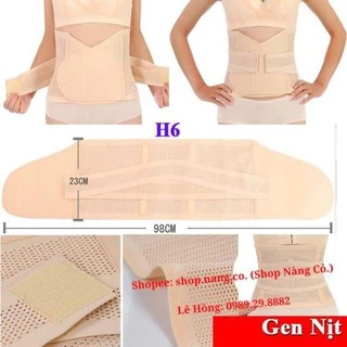 [Chuẩn Loại 1] Gen Nịt Bụng, Đai Định Hình nịt bụng Cao Cấp 2 lớp Bản To, Chống cuộn chống gãy gập, Giúp eo thon