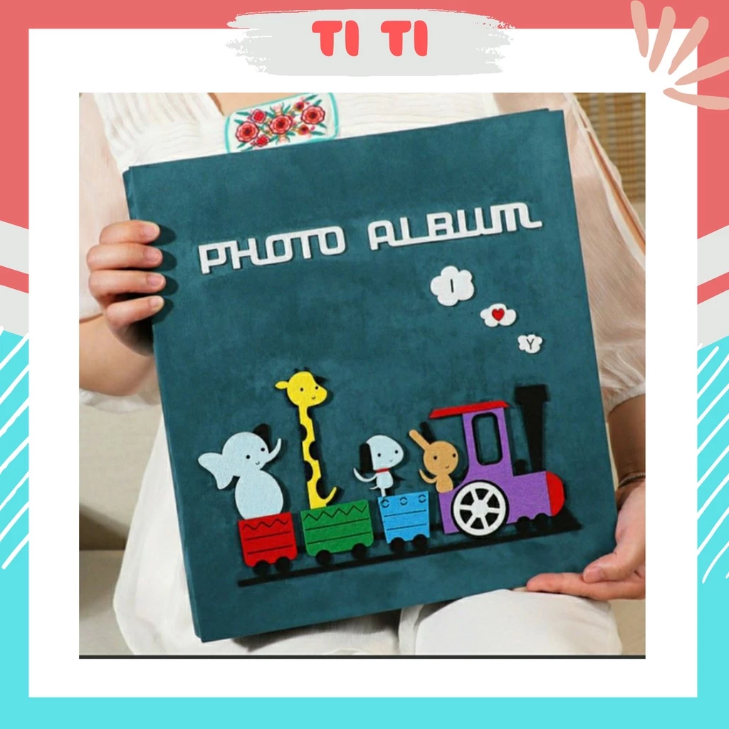 Album ảnh cỡ lớn đựng được 600 ảnh 9x13cm hoặc 600 ảnh 10x15cm bìa dạ sang chảnh