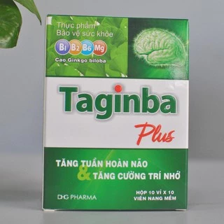 TAGINBA PLUS LƯU THÔNG TUẦN HOÀN NÃO TĂNG CƯỜNG TRÍ NHỚ