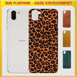 Dán Skin cho điện thoại Sharp Aquos R, R Compact, R2, R2 Compact, R3 vân da cá sấu, da báo