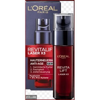 Serum dưỡng da chống lão hóa Loreal Revitalift Laser X3,.