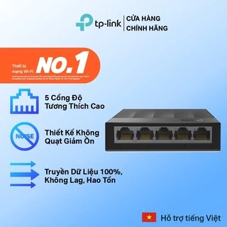 Bộ Chia Tín Hiệu Switch Để Bàn TPLink LS1005G 5 Cổng 10/100/1000Mbps