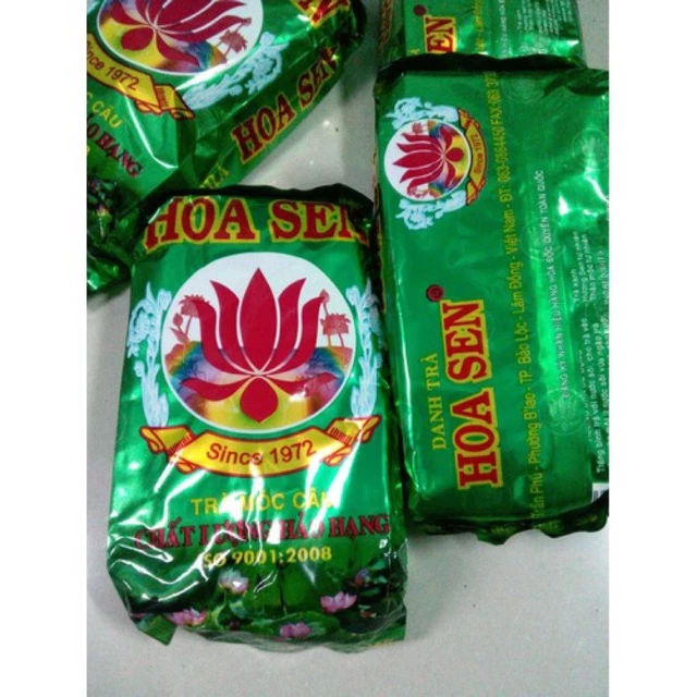 Trà Hoa Sen Bảo Lộc 480gr (túi 6 gói 80gr)